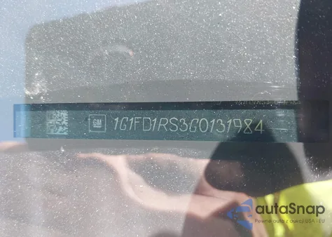 2016 Chevrolet Camaro 2Lt from USA, damaged, VIN 1G1FD1RS3G0131984